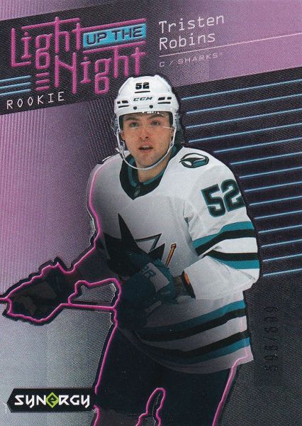 insert RC karta TRISTEN ROBINS 23-24 Synergy Light Up The Night Rookie Pink /699